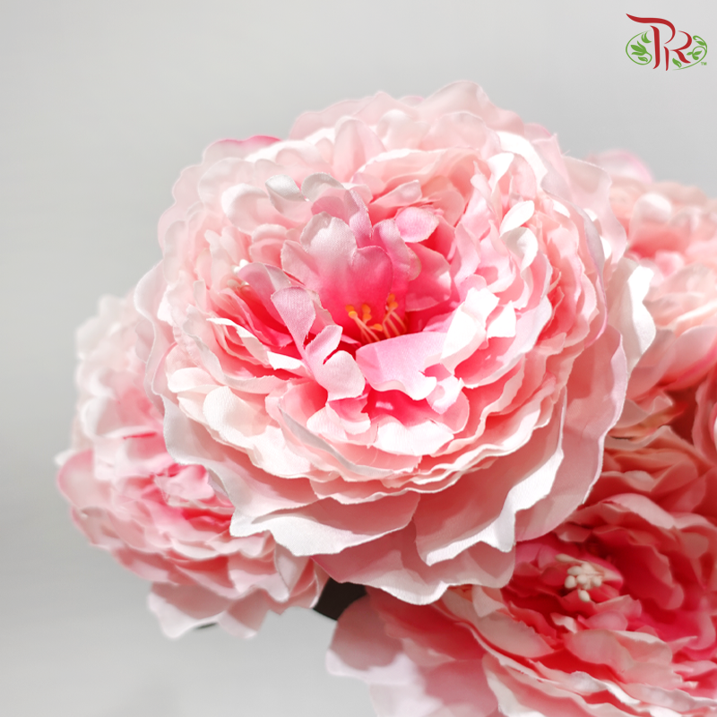 52cm Artificial Peony Bush