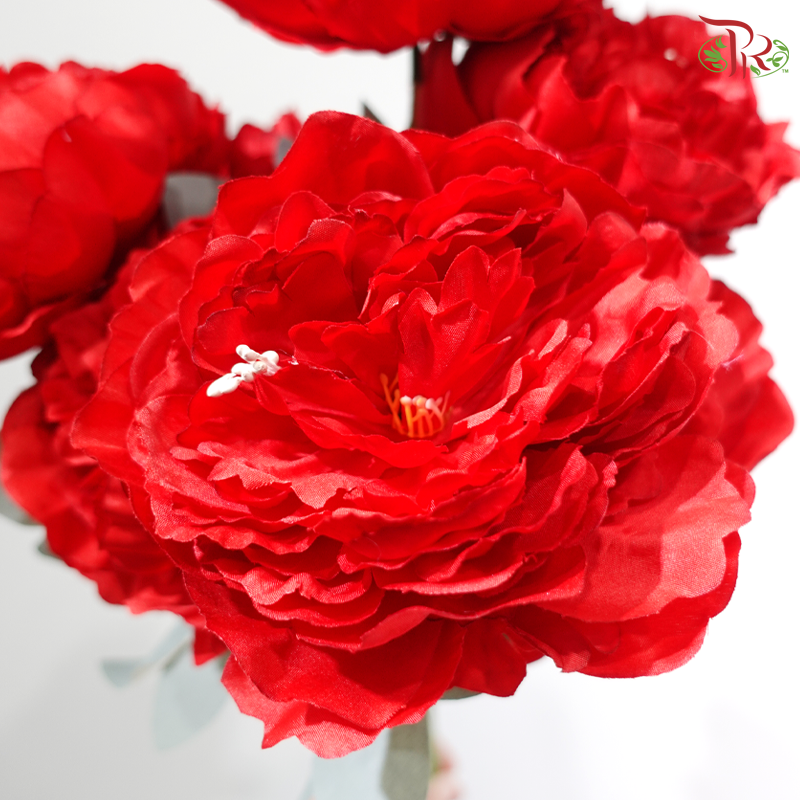 52cm Artificial Peony Bush