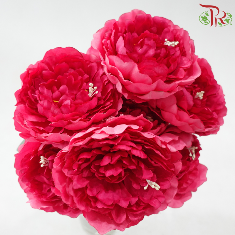 Artificial Peony Bush