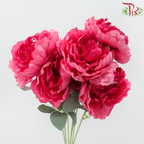 52cm Artificial Peony Bush