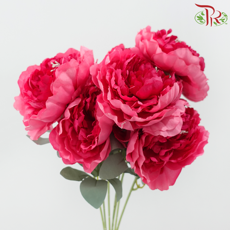 Artificial Peony Bush