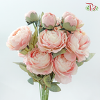 Artificial Peony Spray - 2 Stems