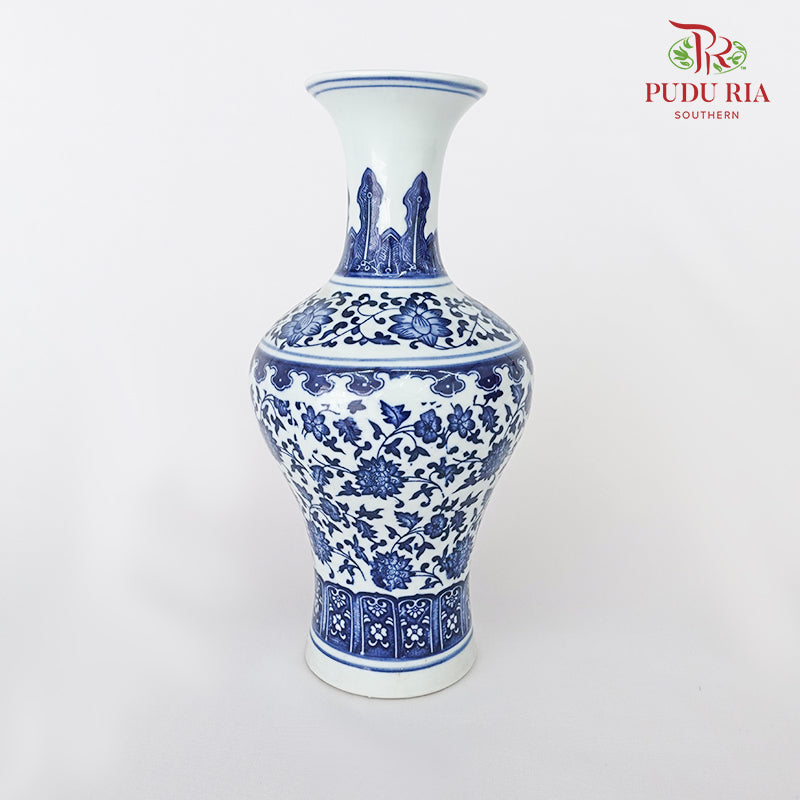 A25 Ceramic Qing Hua Vase (L)-D