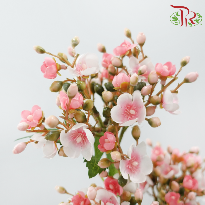 Artificial Apple Blossom Spray - 2 Stems