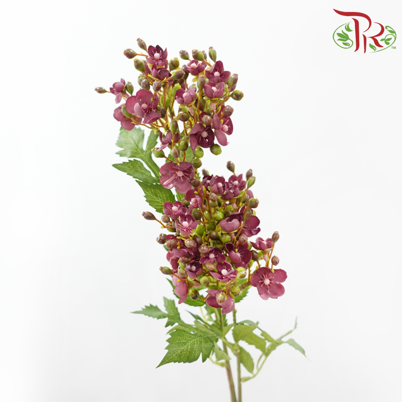 Artificial Apple Blossom Spray - 2 Stems
