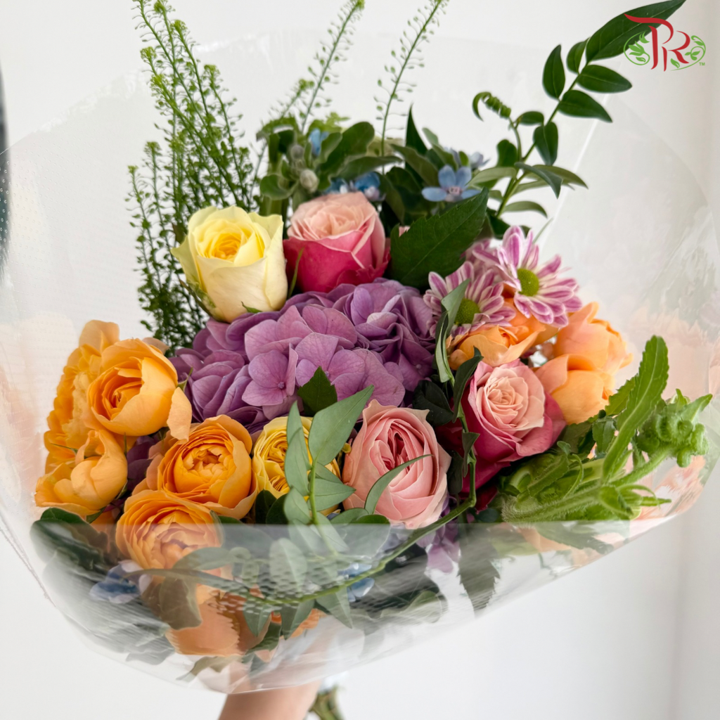 Signature Weekly Flower Bunch - Sunset Romance (Big Bunch)