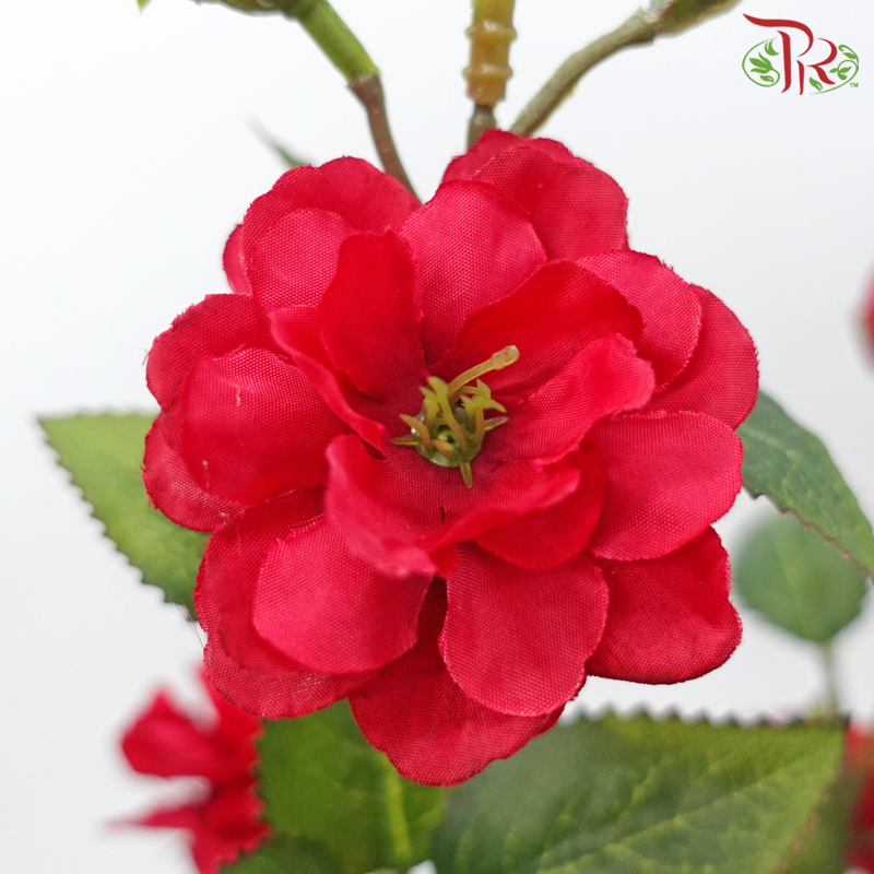 91cm - Artificial Camellia Spray (2 Stems)-Pudu Ria Florist-prflorist.com.my