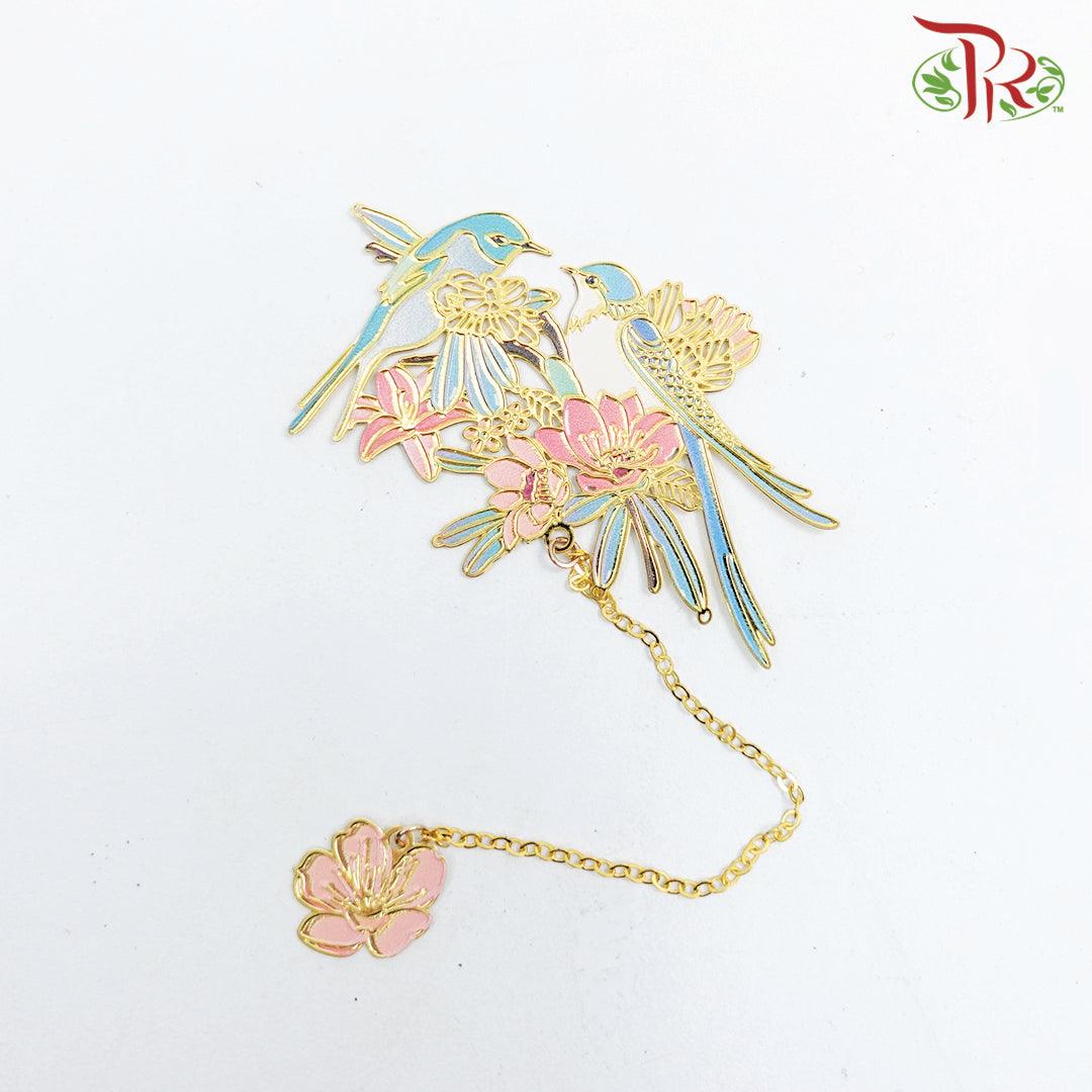 CNY Accessories Book Mark Designed Deco - Bird Design (1) 《花前月下》 - Pudu Ria Florist
