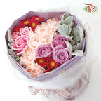 Mixed Imported Flower - (Sweet Pastel Light Purple) - Pudu Ria Florist