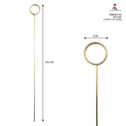 FBA002 GOLD CARD STICK - Freesia