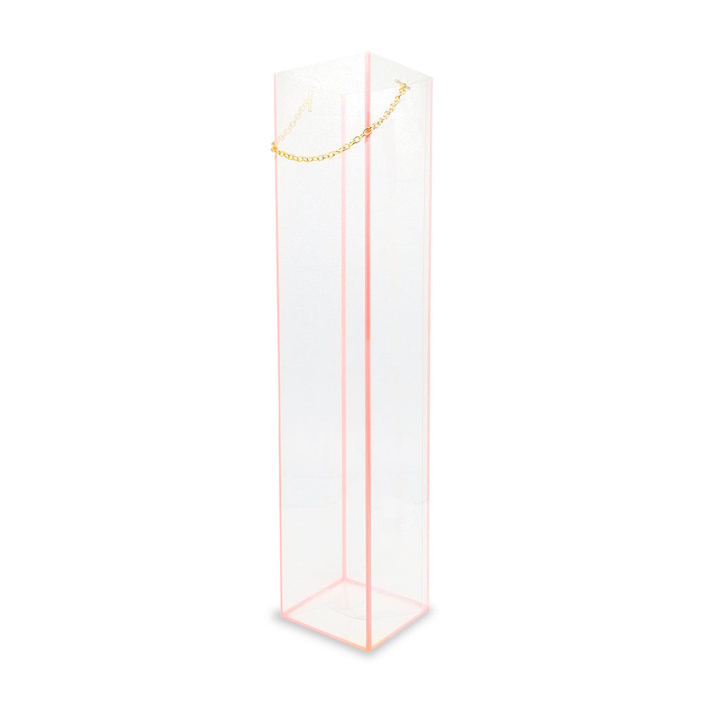 FBA010 PVC TRANSPARENT CHAIN BAG - Freesia