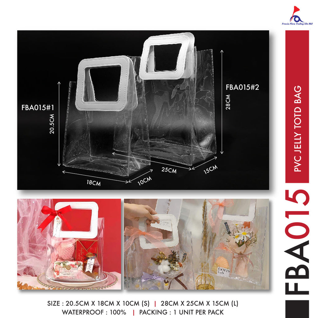 FBA015 JELLY TOTE BAG - Freesia