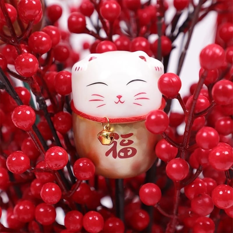 Wishing Cat Decoration CNY