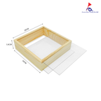 FBA028 WOODEN FLORAL FRAME - Freesia