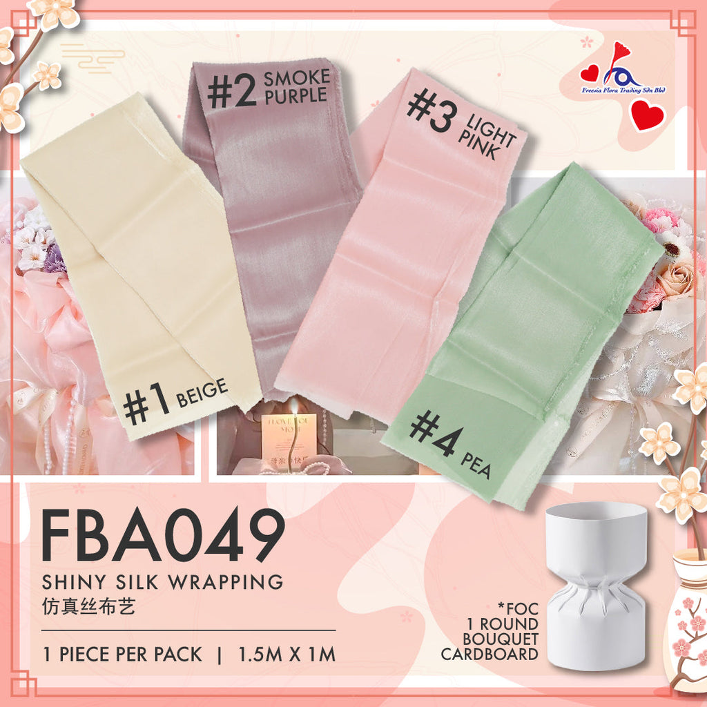 FBA049 SHINY SILK WRAPPING - Freesia