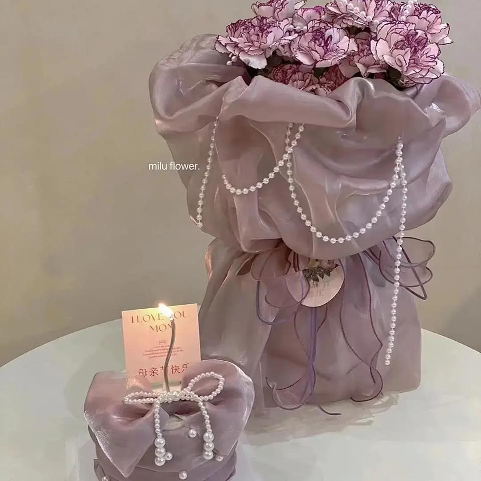 FBA049 SHINY SILK WRAPPING - Freesia