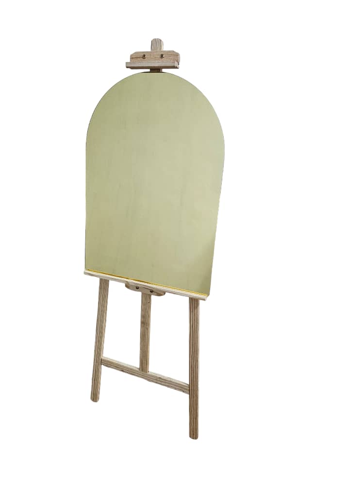 Half Moon Shape Acrylic Mirror Board (Mirror Only)