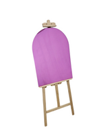 Half Moon Shape Acrylic Mirror Board (Mirror Only)