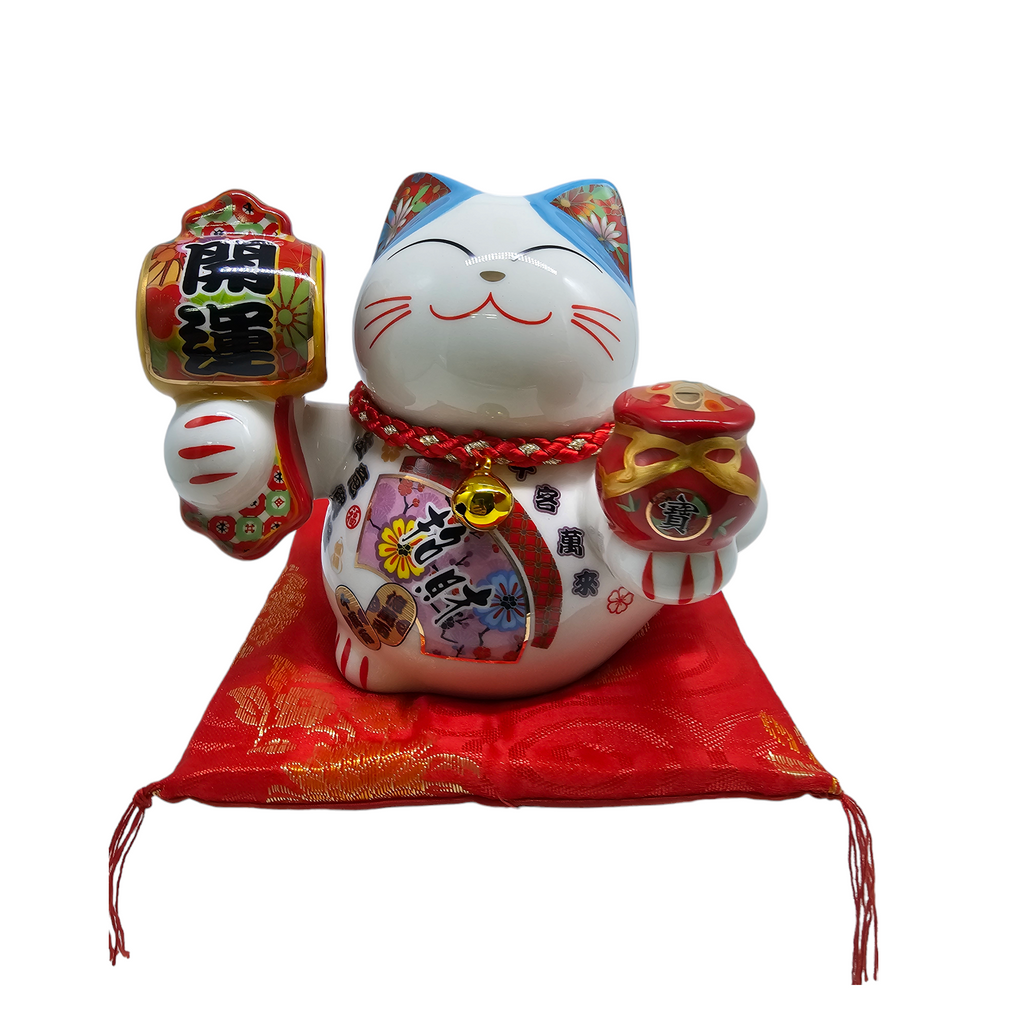 5" 陶瓷 高品质 招财猫 (存钱罐)