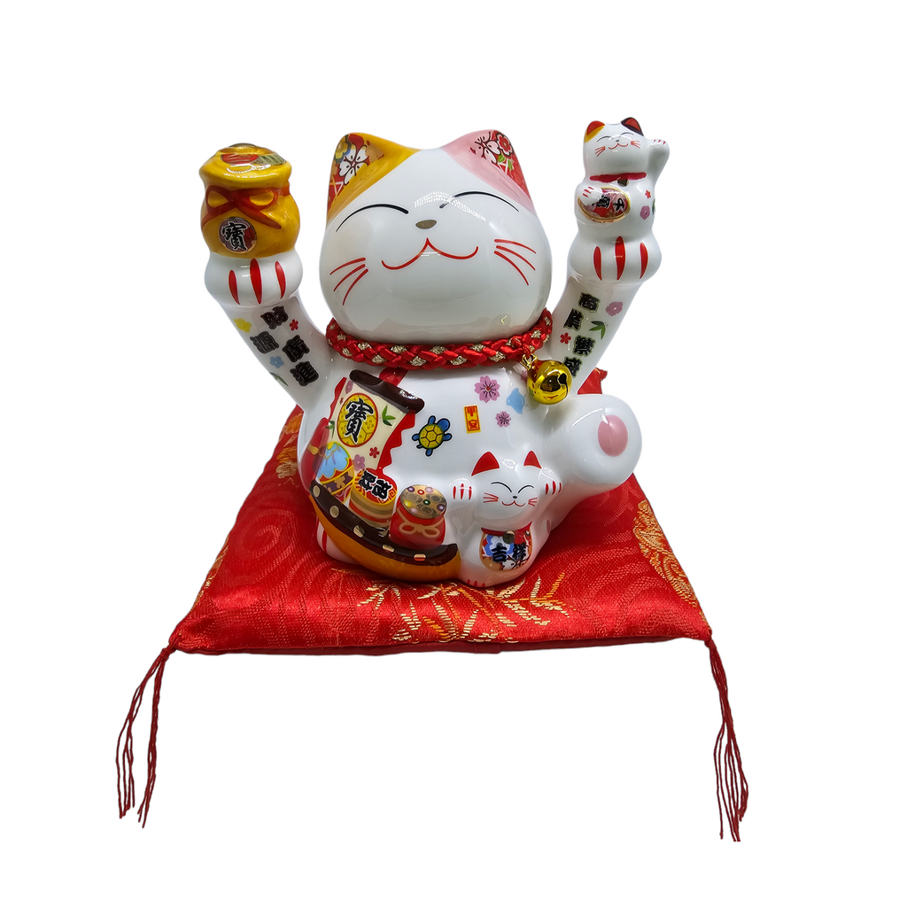 5" 陶瓷 高品质 招财猫 (存钱罐)
