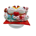 6" 陶瓷 高品质 美满幸福 招财猫 (存钱罐)