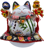 7.5" 《”千客萬來“ 招财猫》