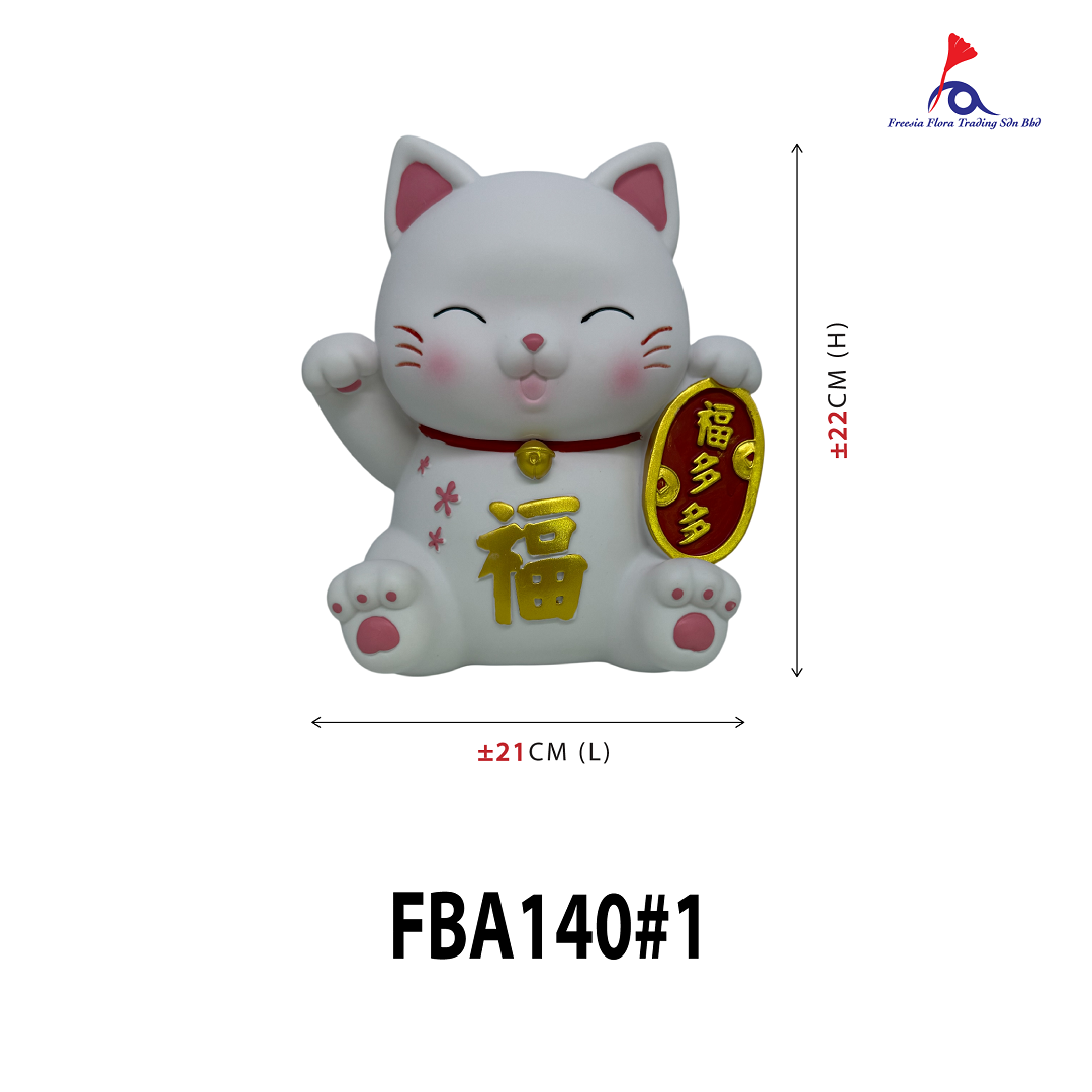 8“ Lucky Cat 《福多多-招财猫存钱罐》