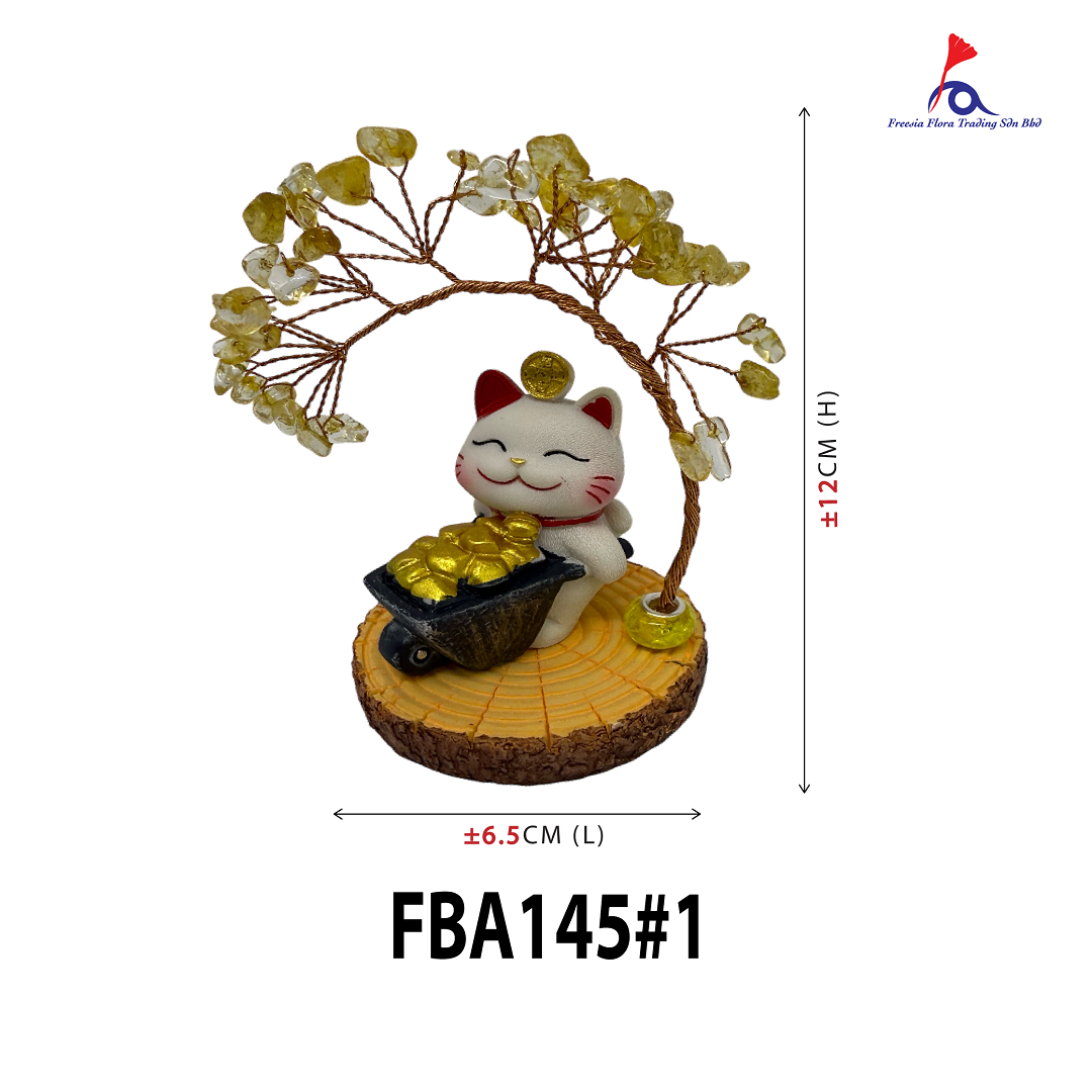 Fortune Tree + Lucky Cat 《发财树 + 招财猫》