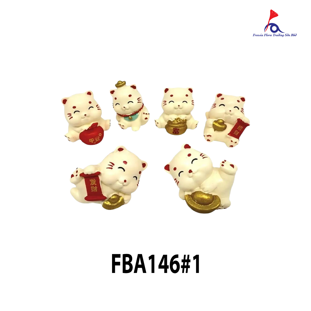 1“ Mini Lucky Cat (6 pieces per set)