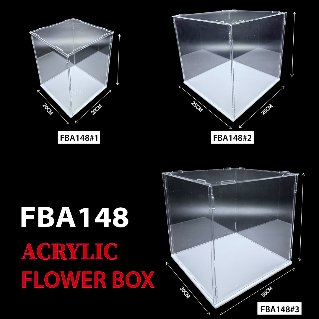 FBA148 Clear ACRYLIC FLOWER BOX