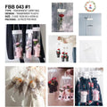 FBB043 TRANSPARENT CARRY BAG - Freesia