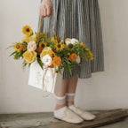 FBB049 KOREA ECO FLOWER BAG - Freesia