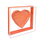 FBB060 ACRYLIC LOVE FLOWER BOX - Freesia