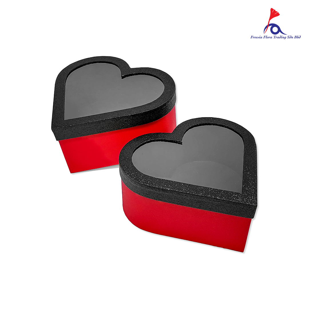 FBB072 LOVE SHAPE DOUBLE BOXES - Freesia
