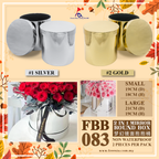 FBB083 2 IN 1 MIRROR ROUND BOX - Freesia