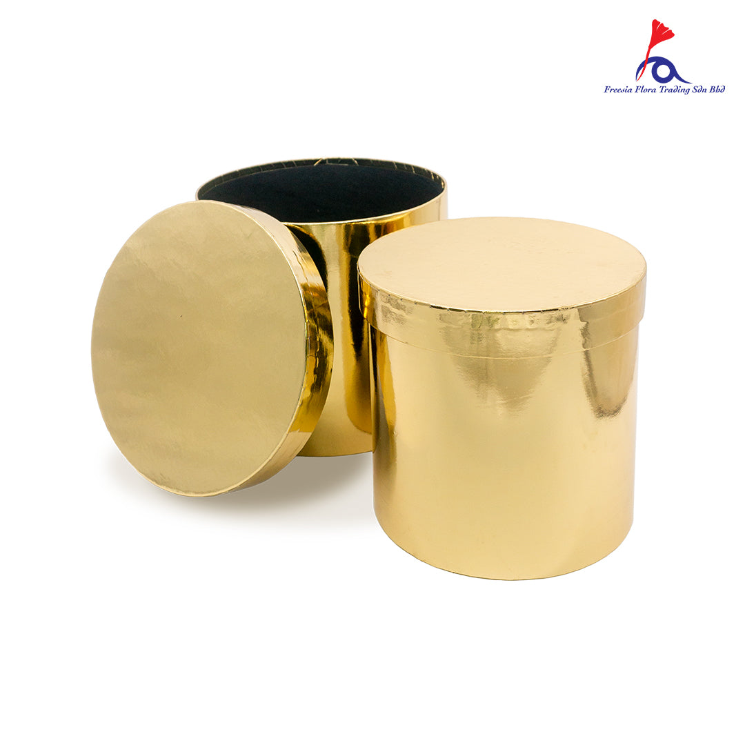 FBB083 2 IN 1 MIRROR ROUND BOX - Freesia