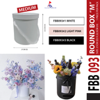 Medium Round Box( D21cm X H22.5cm ) - "M" Size