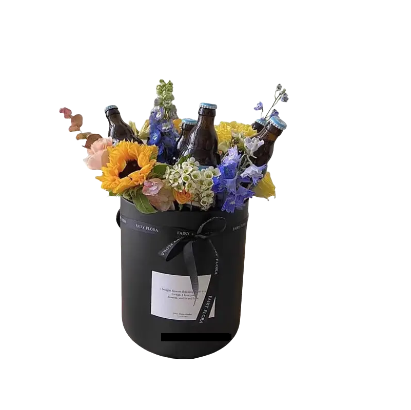 Medium Round Box( D21cm X H22.5cm ) - "M" Size