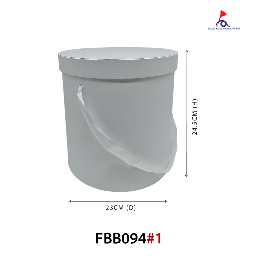 Large Round Box ( D23cm X H24.5cm) - "L" Size