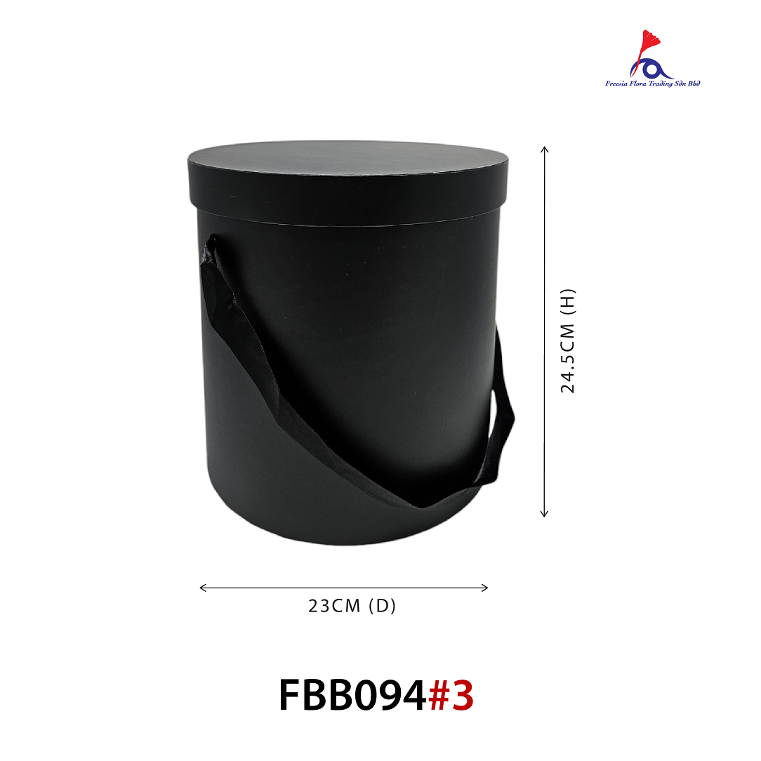 Large Round Box ( D23cm X H24.5cm) - "L" Size