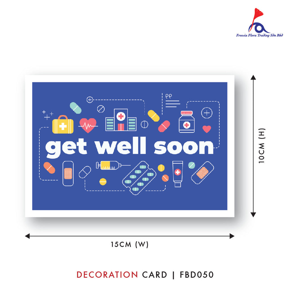 FBD ( Small ) - FBD050 Get Well Soon - Freesia