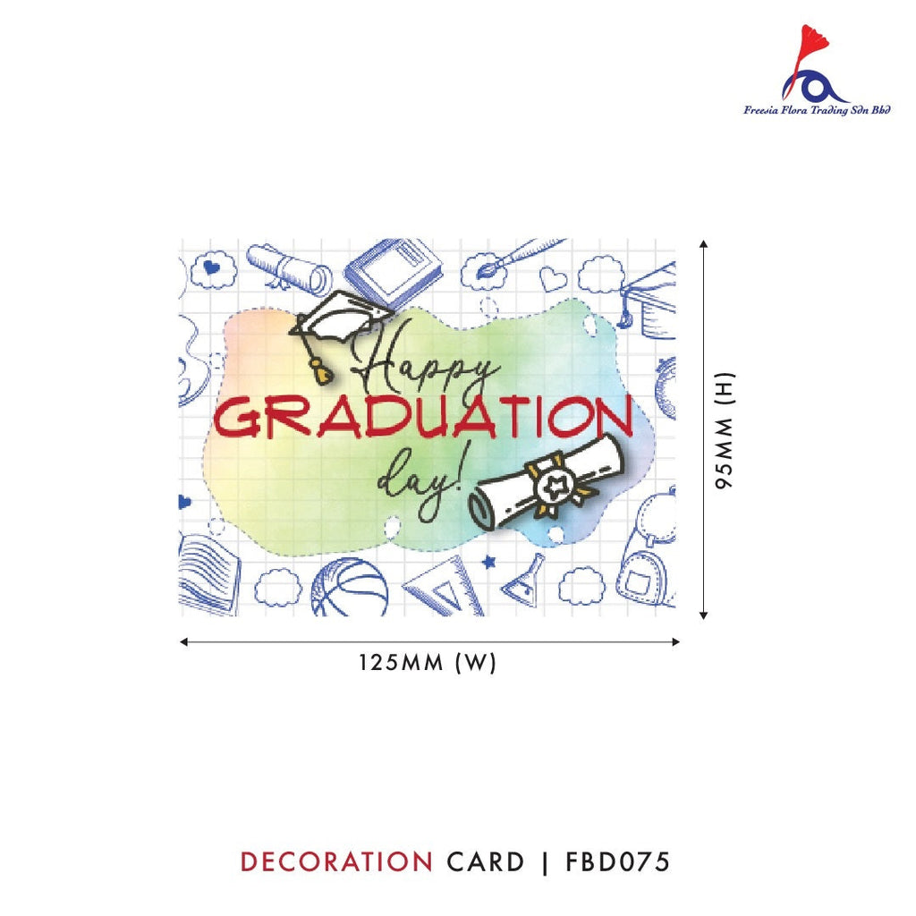 FBD ( Small ) - FBD075 Happy Graduation Day! - Freesia
