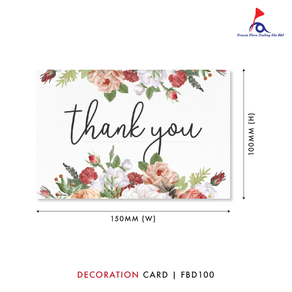 FBD ( Small ) - FBD100 Thank You - Freesia