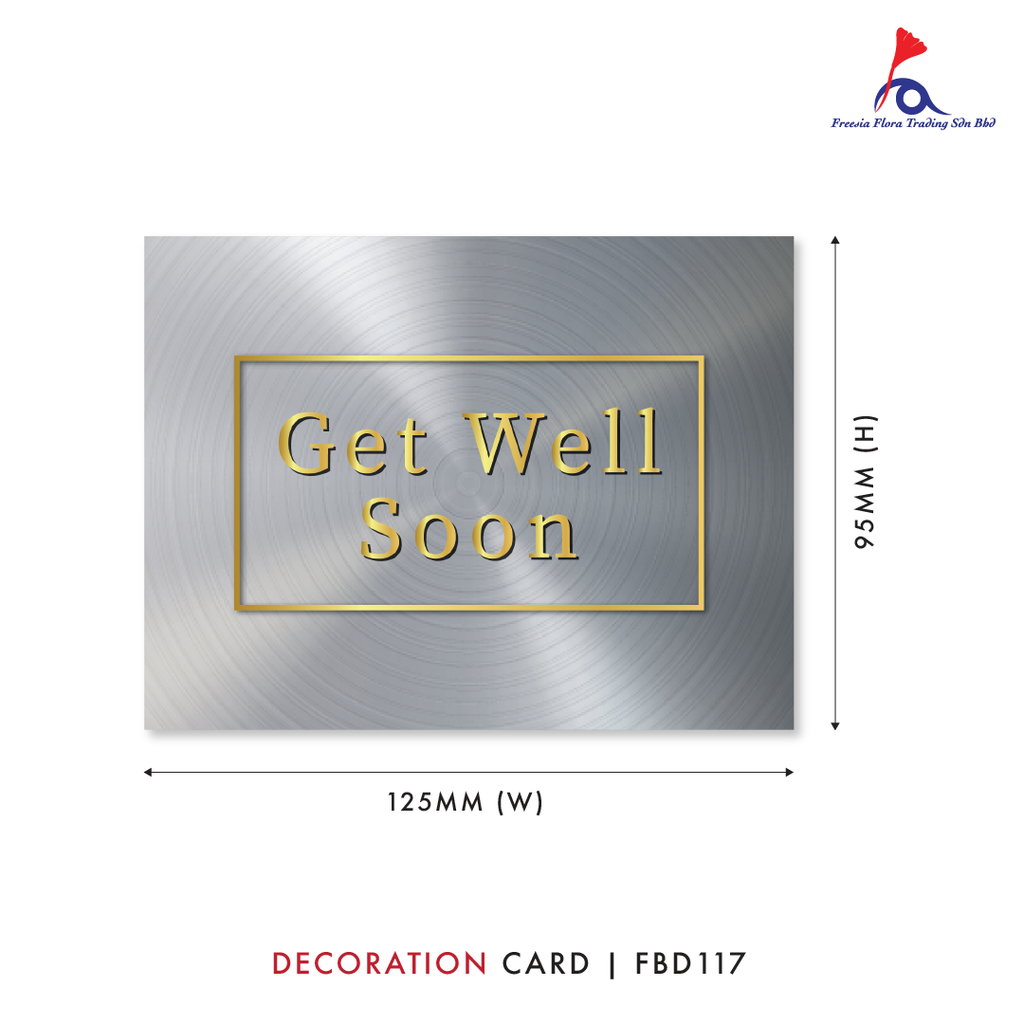 FBD ( Small ) - FBD117 Get Well Soon - Freesia
