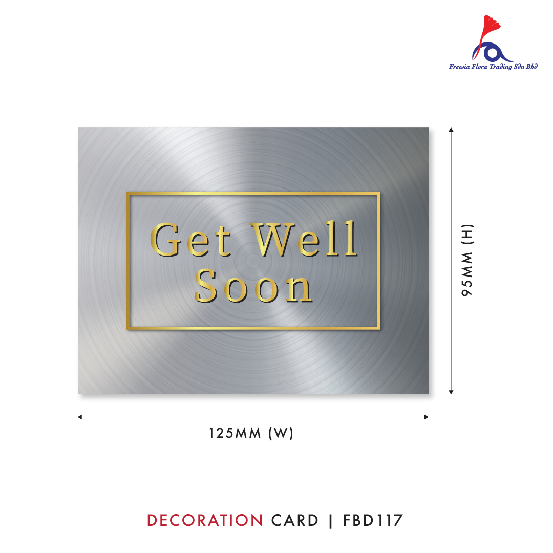 FBD ( Small ) - FBD117 Get Well Soon - Freesia