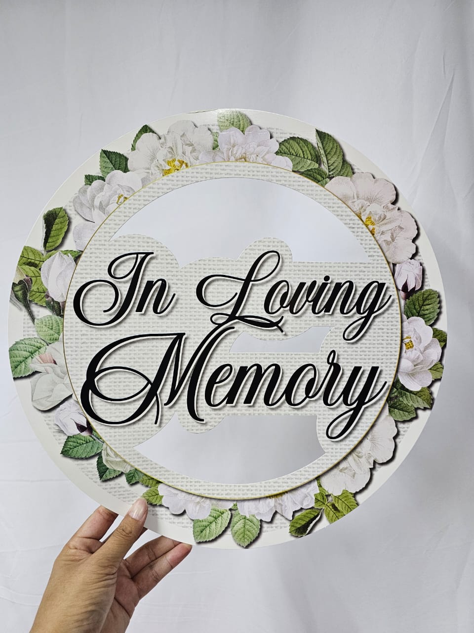 Decoration Card ( Large ) - In Loving Memory