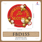 Decoration Card ( Large ) - Congratulations