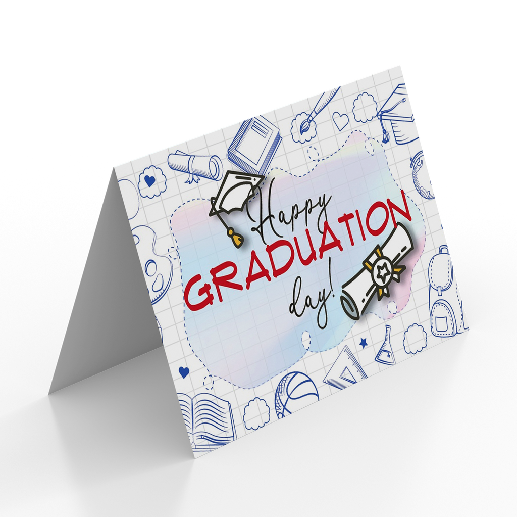 Graduation Card - Happy Graduation Day! (Folded Type)