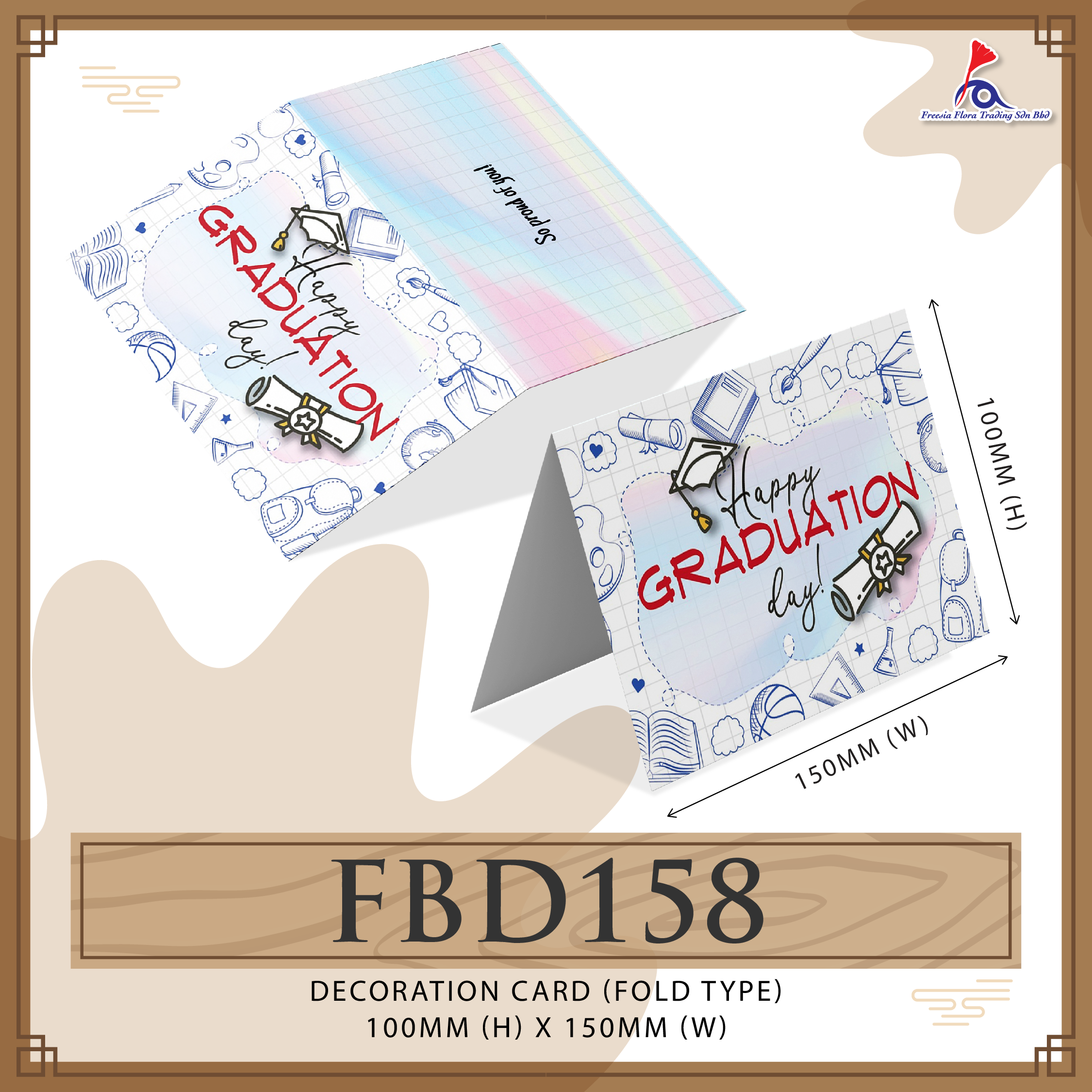 Graduation Card - Happy Graduation Day! (Folded Type)