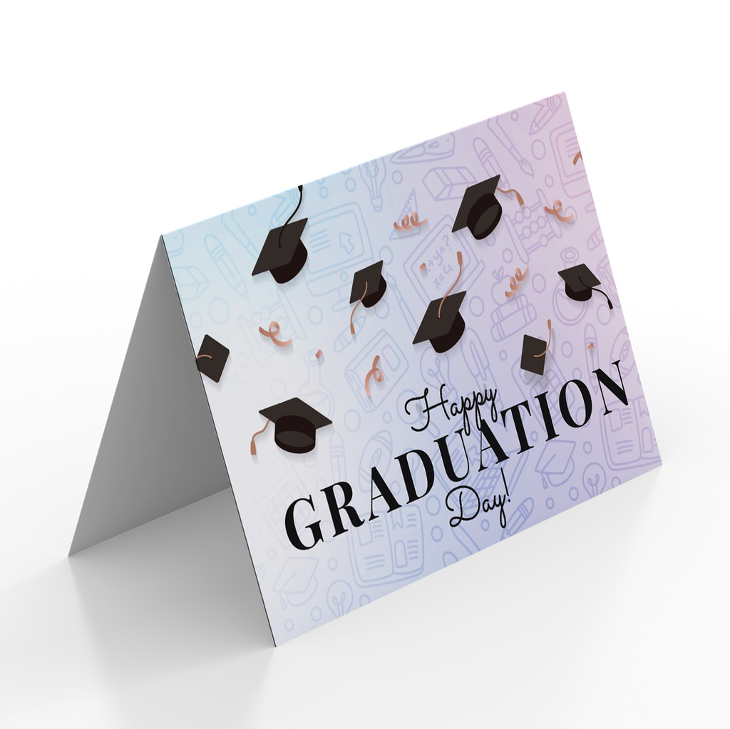 Graduation Card - Happy Graduation Day! (Folded Type)